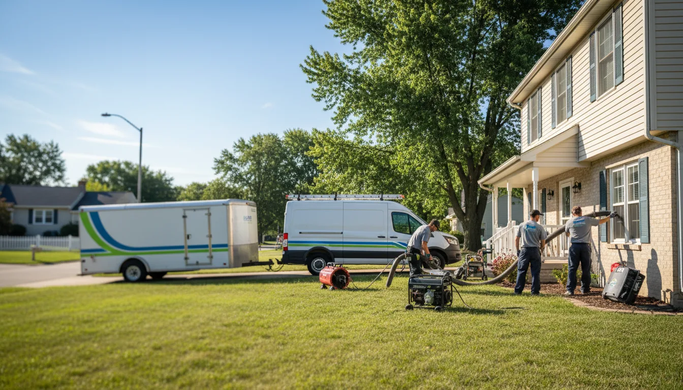 Flooded Basement Restoration And Cleanup With Repair in Earlville, IA near me
